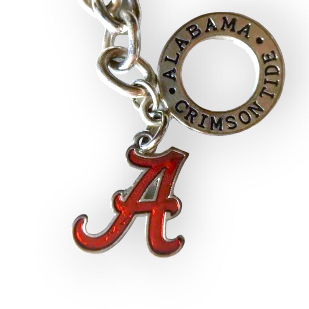 Alabama Crimson Tide front toggle clasp school spirit necklace